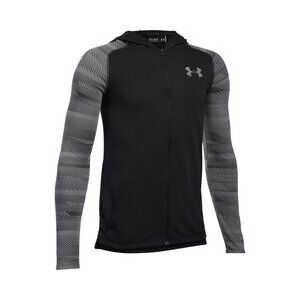 Under Armour UA Threadborne Full Zip YLG Black